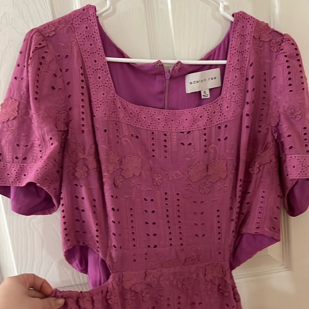 ADELYN RAE midi cutout dress, XL